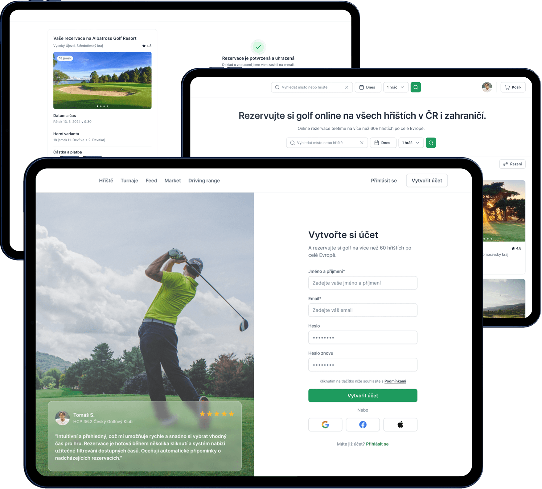 All-in-one systém pro hladký provoz golfových areálů